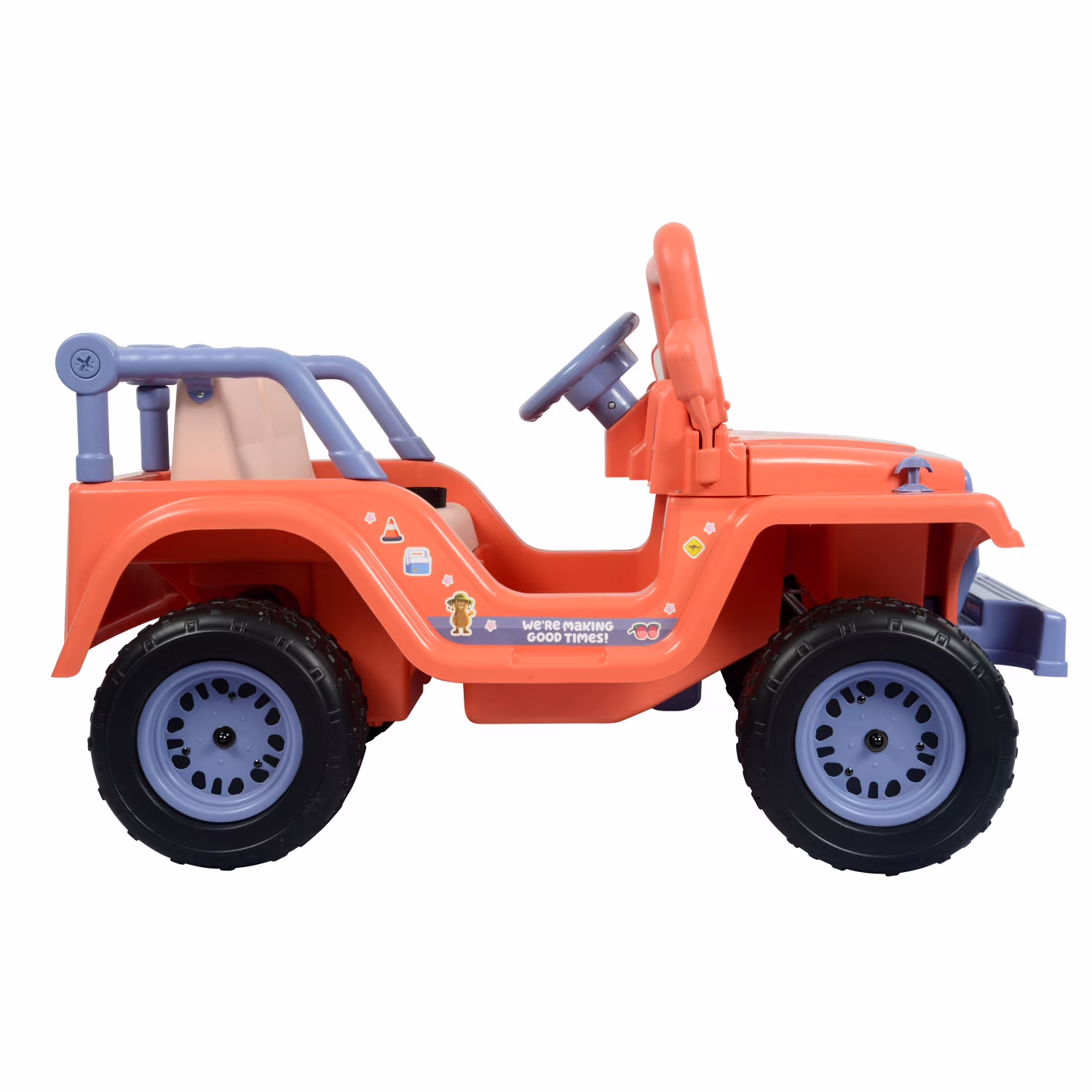 Bluey 12V 4-Wheeler Ride-on Electric Car for Kids with Interactive Sounds (Red) c3XR9 - Image 12