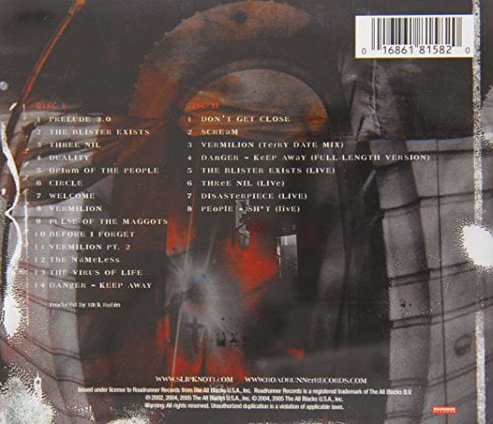 WEA CORP Slipknot Vol 3: The Subliminal Verses Audio CD (Standard Edition) ohsvU - Image 2