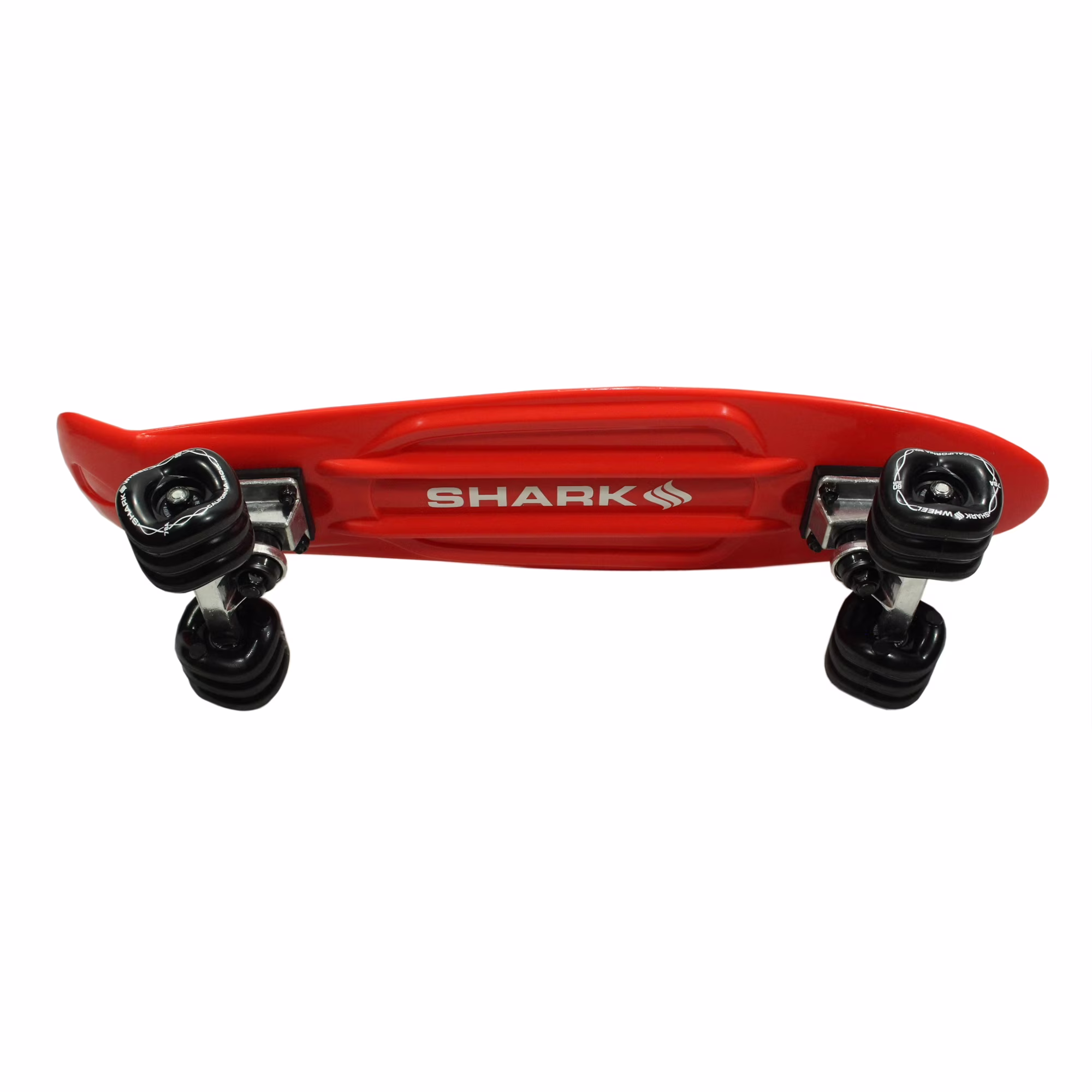 Shark Wheel 22.5 in Polyboard Skateboard with 60mm Wheels (Red, 22.5 in) FZGNK - Image 5