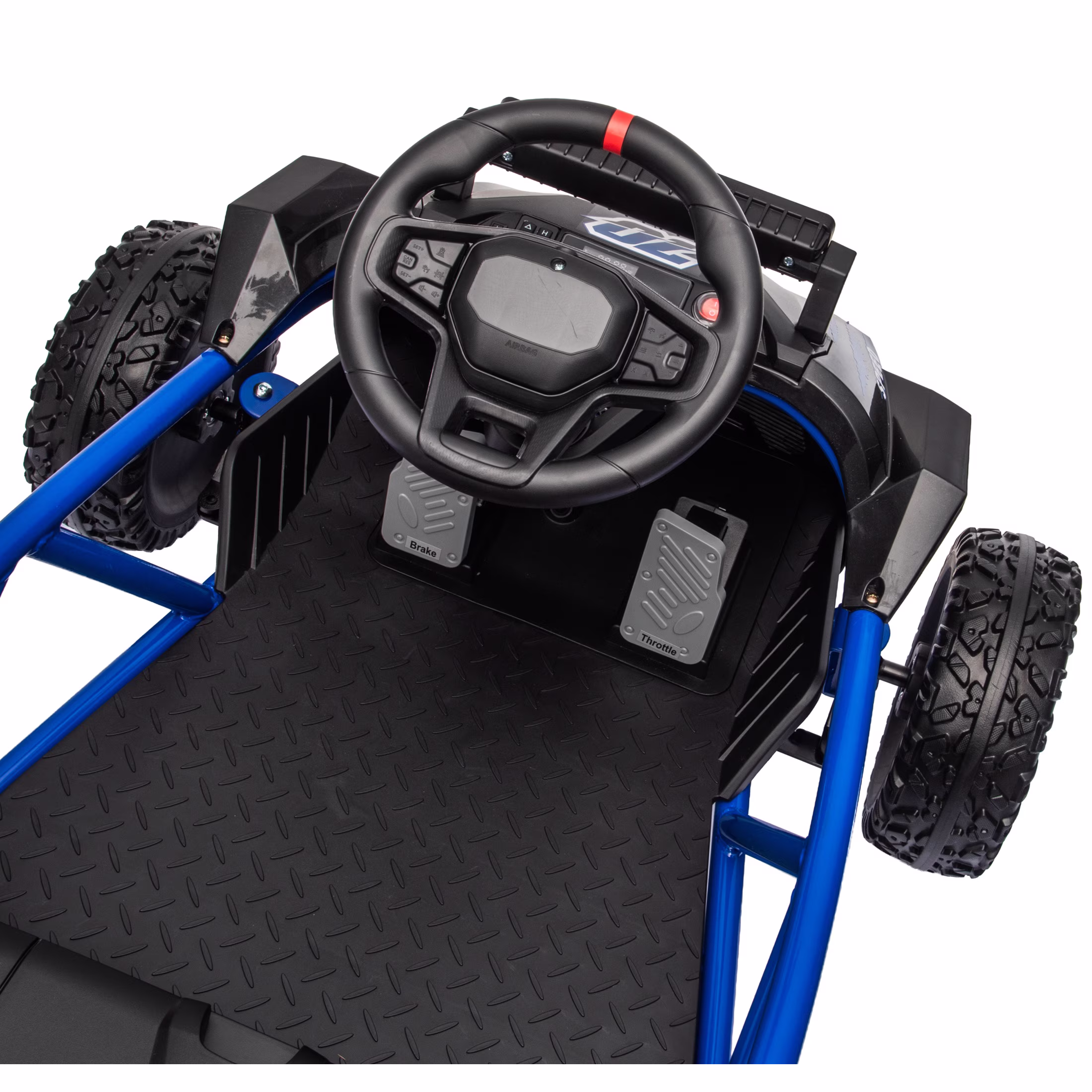 iRerts 36V Electric Ride-on Car for Kids, 500W Powered Vehicle with EVA Tires and Adjustable Seat (Blue, 132 lb Capacity) ouWgf - Image 6