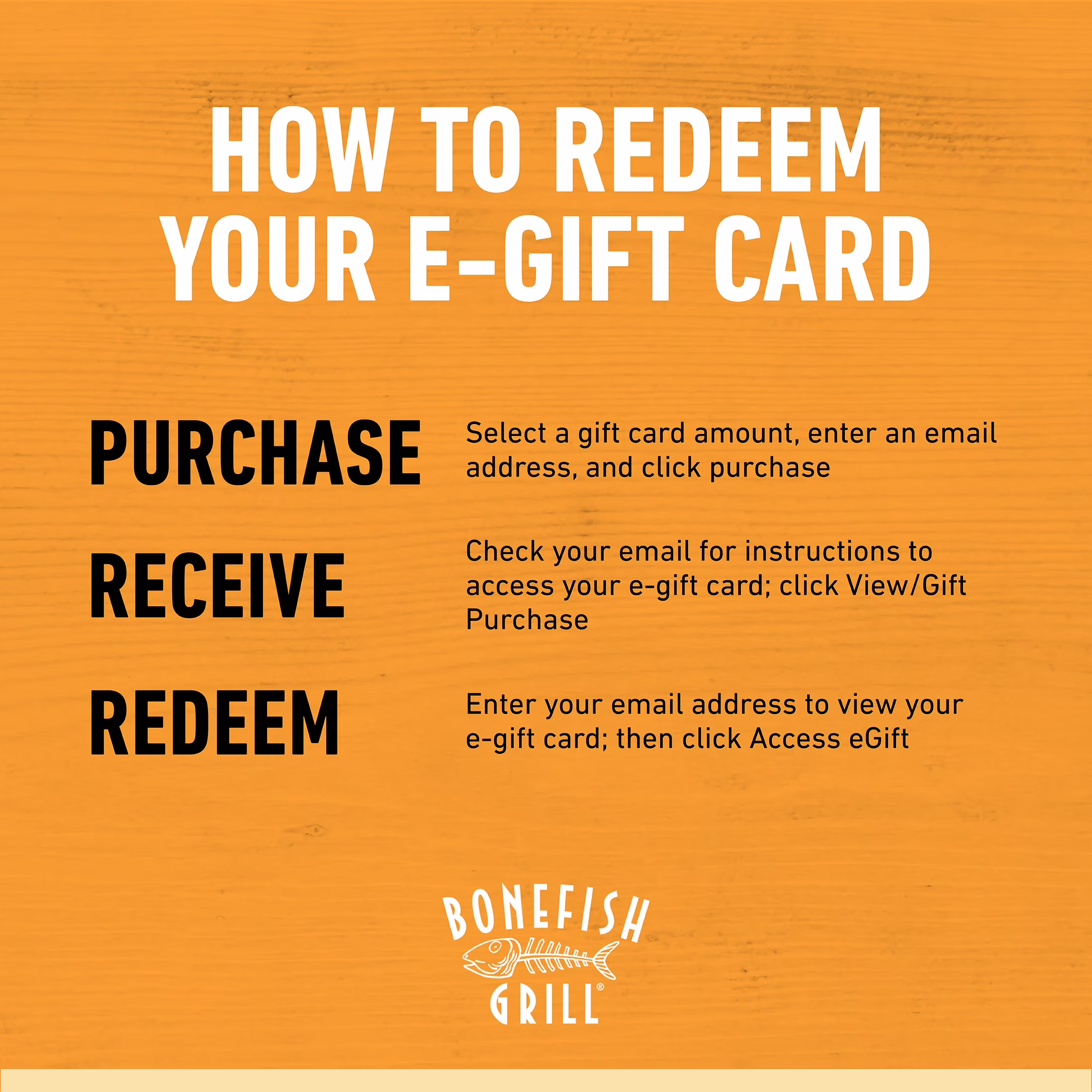Bonefish Grill $25 Digital Gift Card (Email Delivery) mL3CI - Image 3