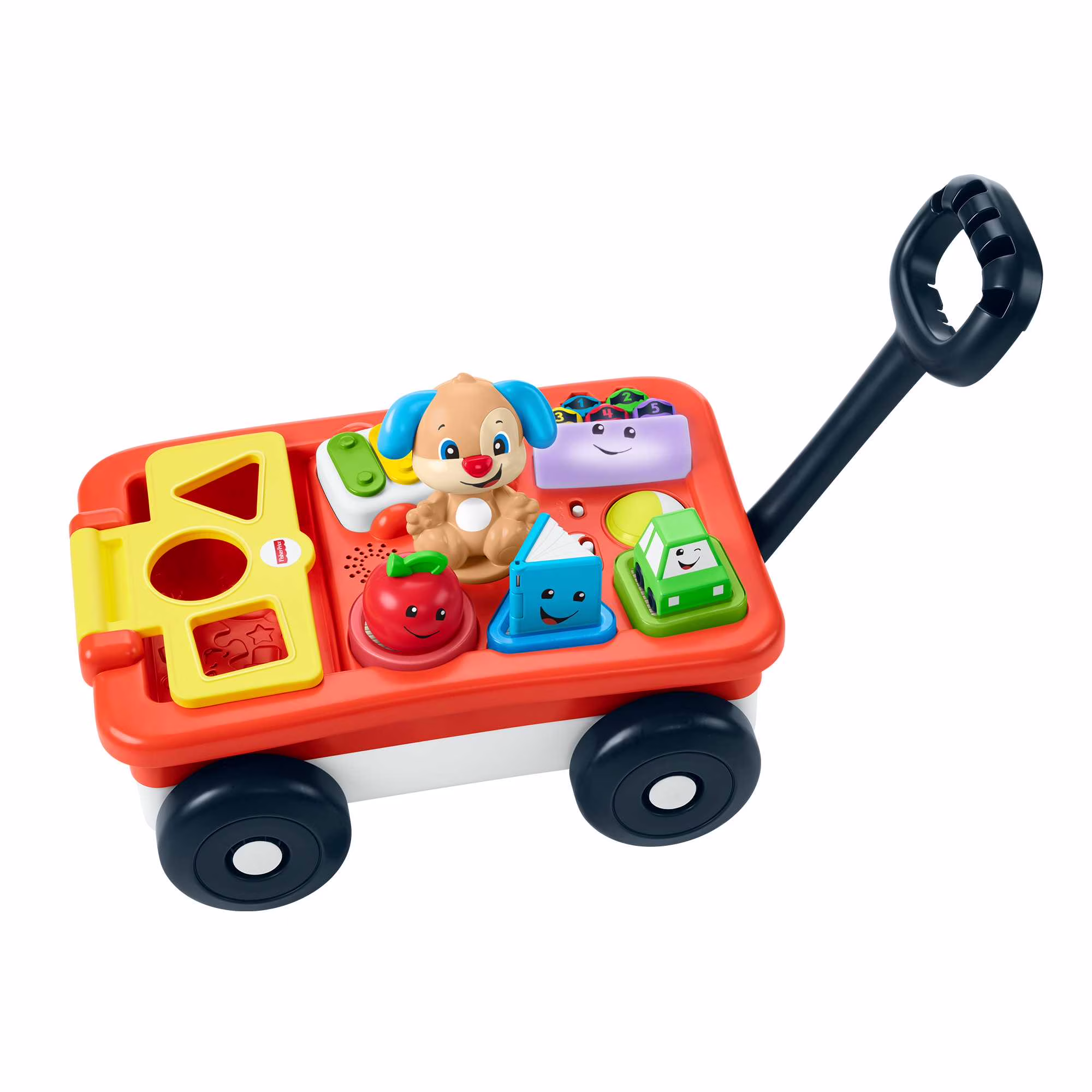 Fisher-Price Laugh & Learn Pull & Play Learning Wagon Interactive Educational Toy (Multicolor, 1 Pack) fnP92 - Image 2