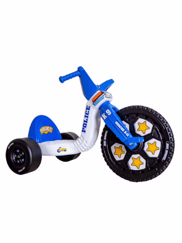 Big Wheel Original 16-Inch Toddler Tricycle Police Force Edition (Blue, 16 in) eRVA7