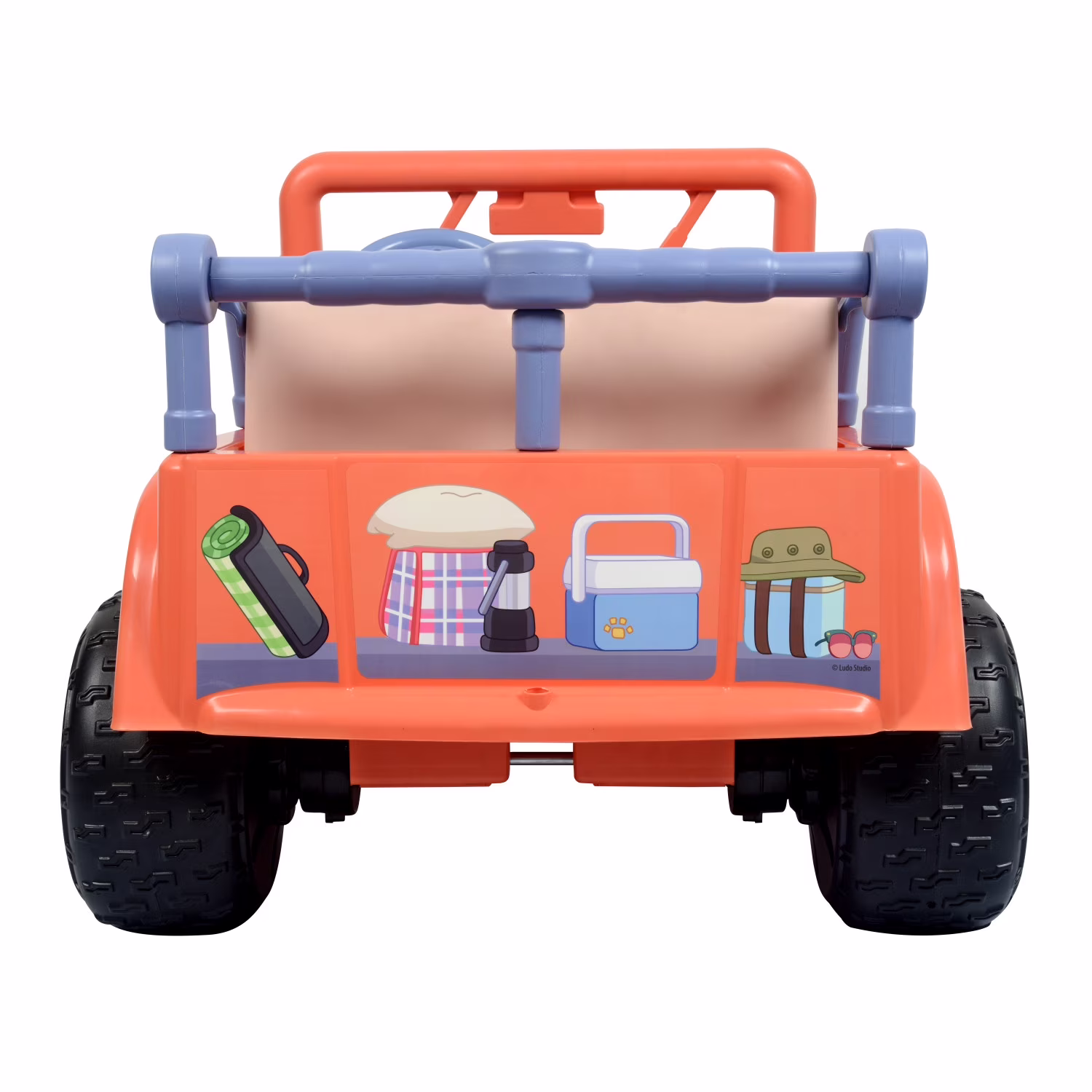 Bluey 12V 4-Wheeler Ride-on Electric Car for Kids with Interactive Sounds (Red) c3XR9 - Image 6
