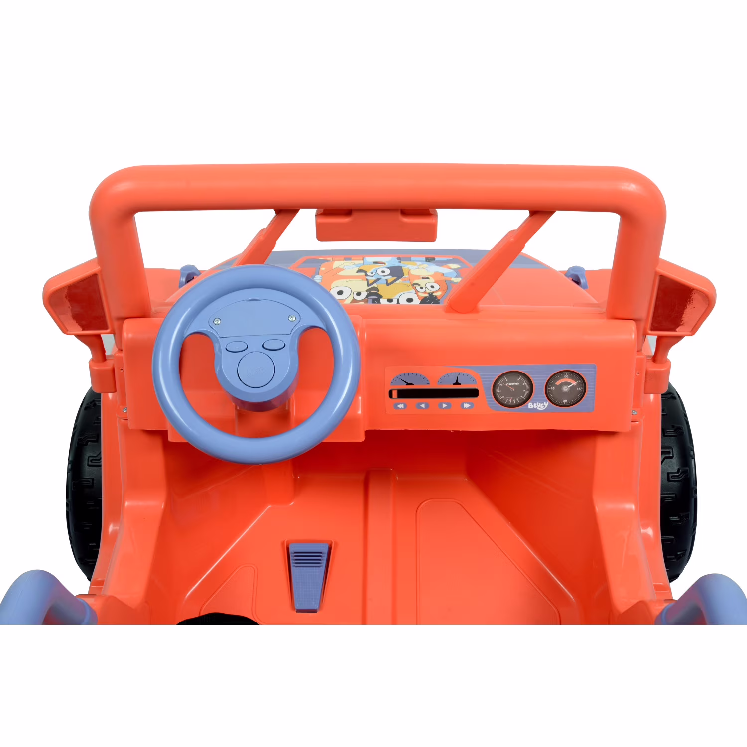Bluey 12V 4-Wheeler Ride-on Electric Car for Kids with Interactive Sounds (Red) c3XR9 - Image 10