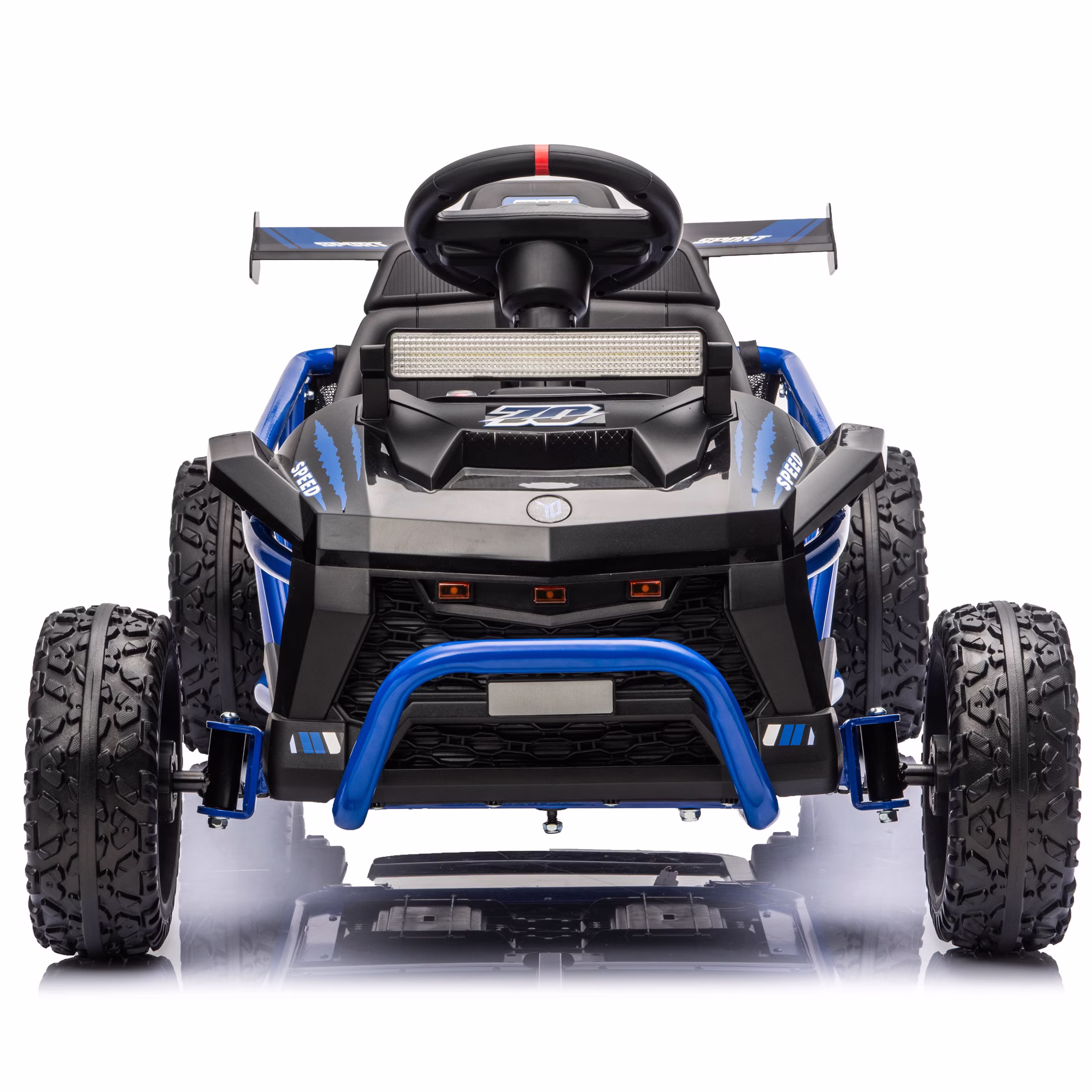 iRerts 36V Electric Ride-on Car for Kids, 500W Powered Vehicle with EVA Tires and Adjustable Seat (Blue, 132 lb Capacity) ouWgf - Image 5