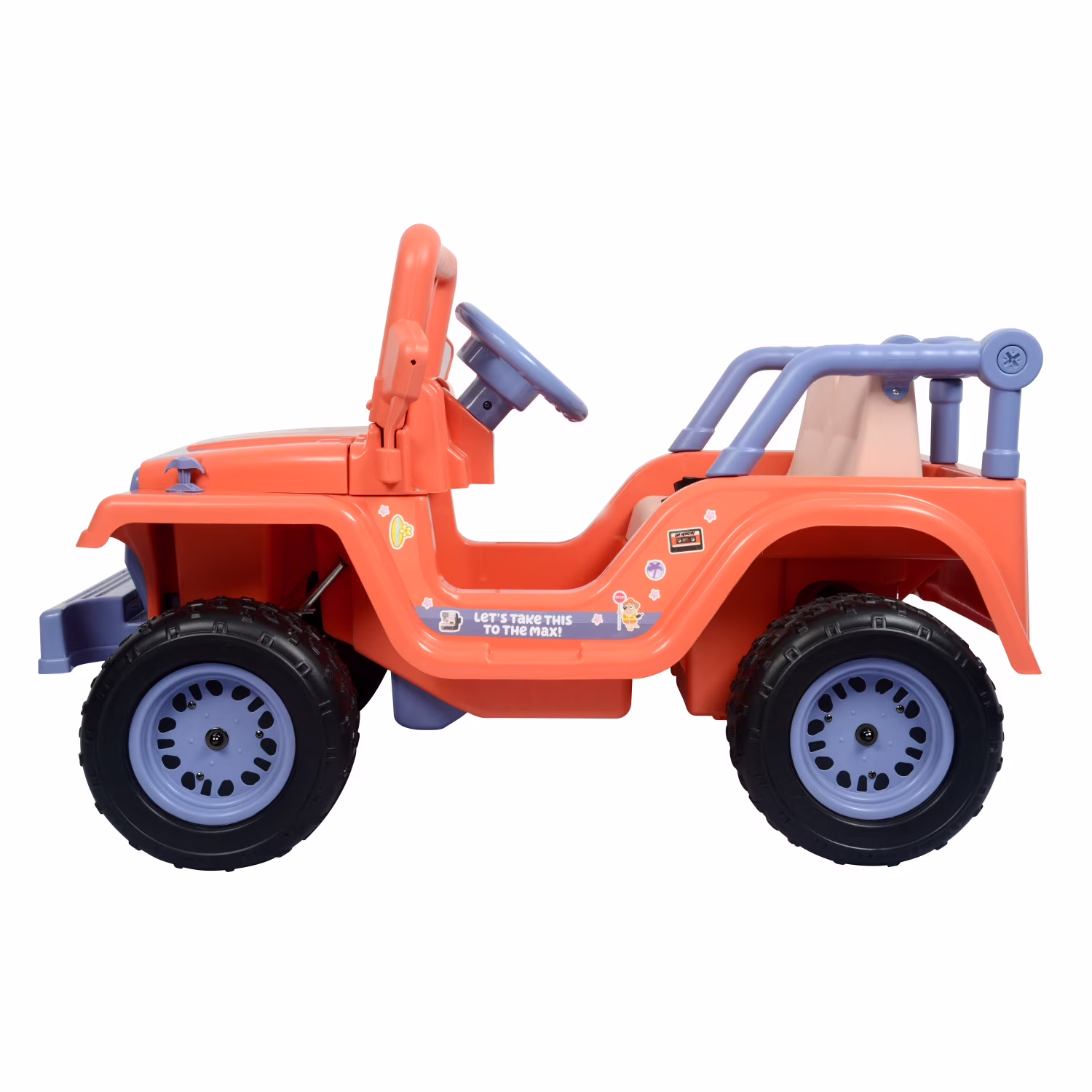 Bluey 12V 4-Wheeler Ride-on Electric Car for Kids with Interactive Sounds (Red) c3XR9 - Image 11